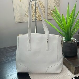 💯 authentic Furla leather tote